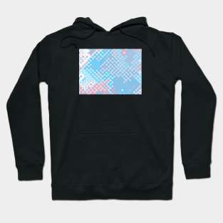 Trans Pride Abstract Rounded Circuits Hoodie